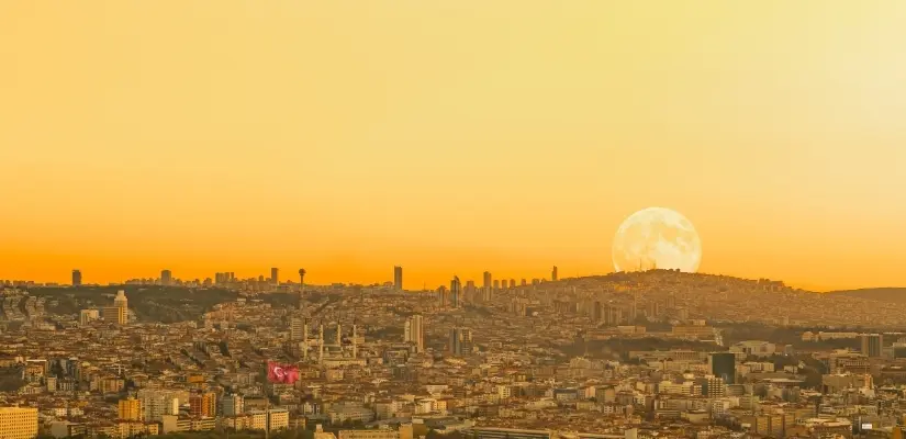 Ankara Kalesi gün batımı