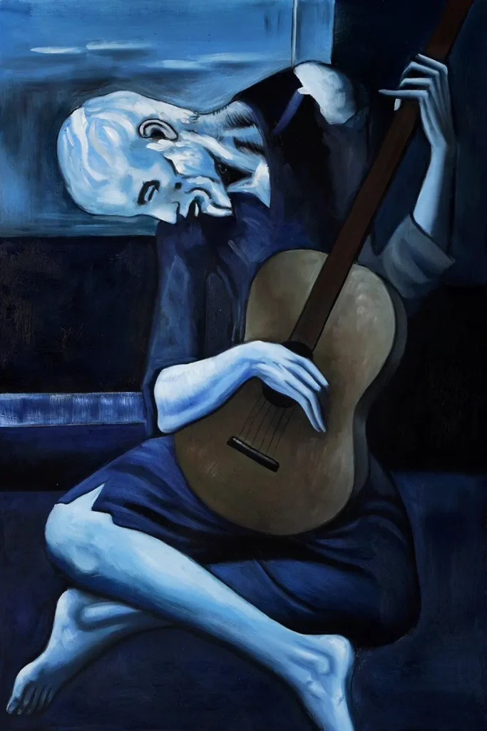 Pablo Picasso eserleri: Yaşlı Gitatist